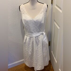 Lace dress size 18 ivory Jasmine Bridesmaid Bride Ribbon Belt $129 MSRP NWT